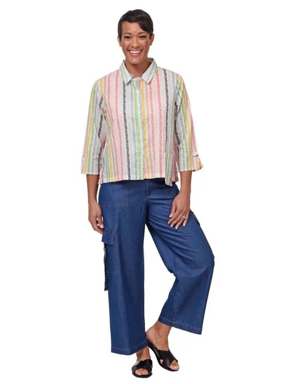 NWT Tulip Clothing Jaycee Top Leaf Vine Button Down Shirt Size XL